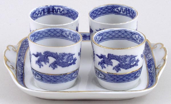 Egg Cups and Stand c1930s